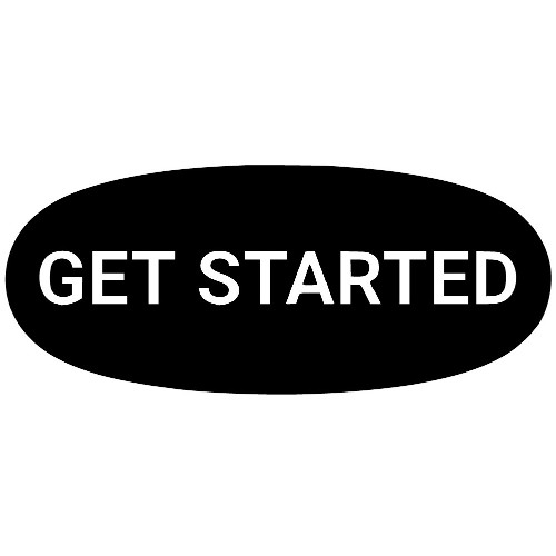 Illustration of a Banner with "Get Started" Text